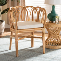 Baxton Studio Melody-Natural-DC Baxton Studio Melody Modern and Contemporary Natural Finished Rattan Dining Chair